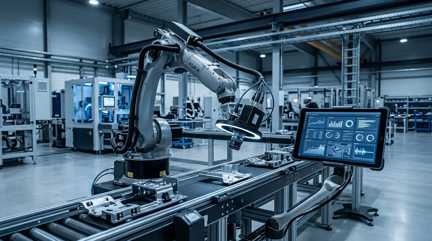 QC inspector at production line